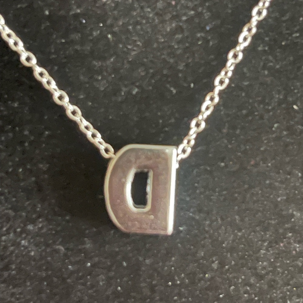 Necklace Charm Initial Pendant (“D”) - Picture 2 of 4